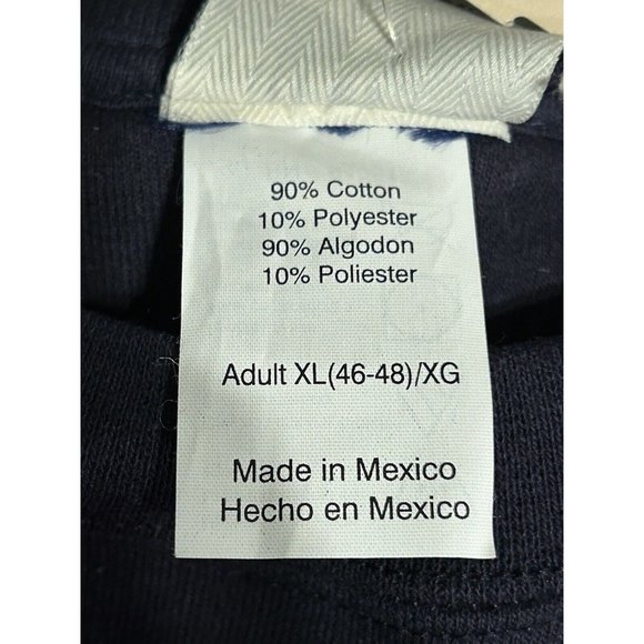 Briar Creek Sweatshirt XL Alaska Moose Navy Blue Grandpa Grandma Tourist Cabin - Picture 6 of 7